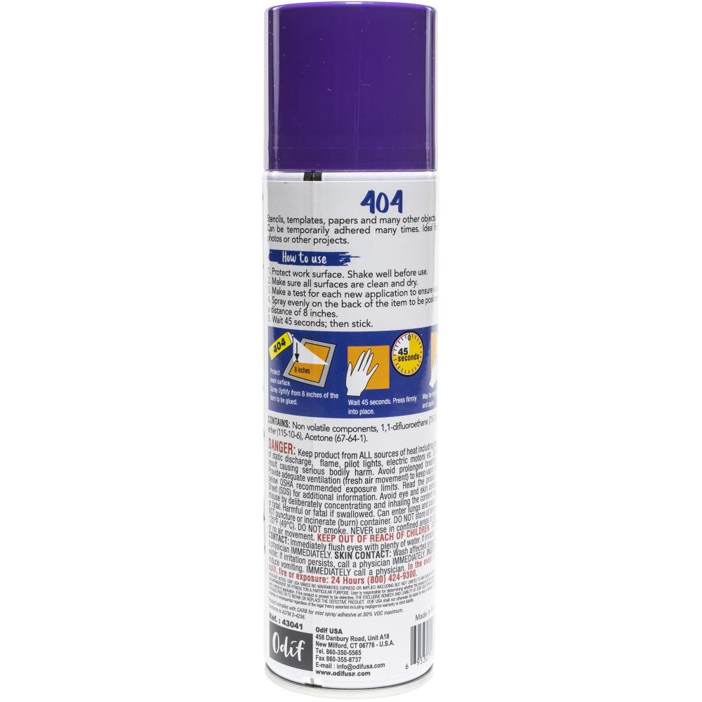 Spray &amp; Fix Repositionable Adhesive / Pegamento Reposicionable Adhesivos / Pegamentos Odif USA