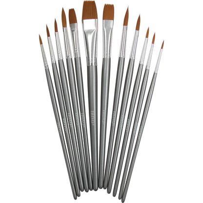 Paint Brushes /  Set de 12 Pinceles Pinceles y Brochas Nuvo