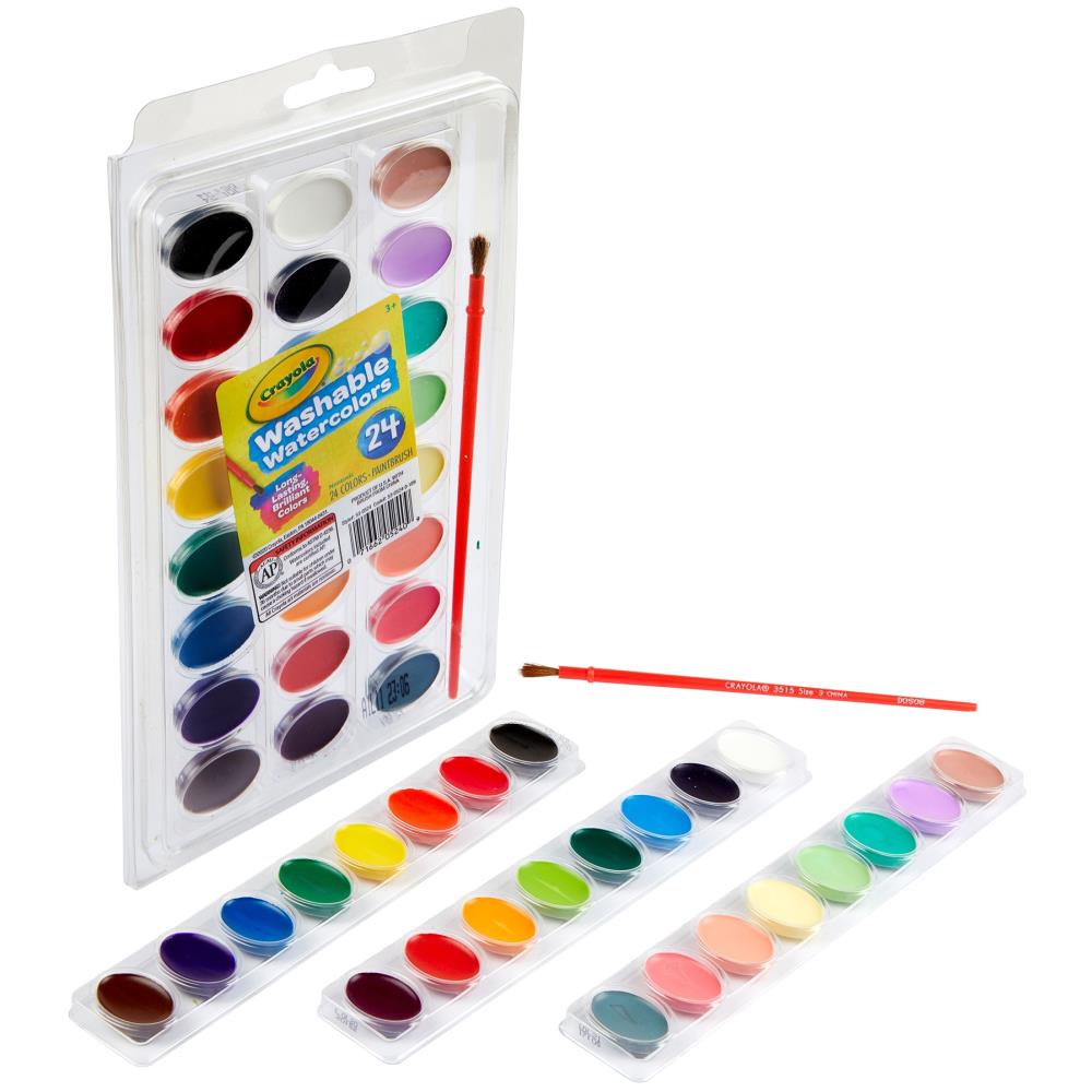 Washable Watercolors / 24 Colores de Acuarela Lavable Acuarela Crayola