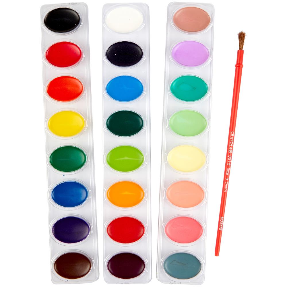 Washable Watercolors / 24 Colores de Acuarela Lavable Acuarela Crayola