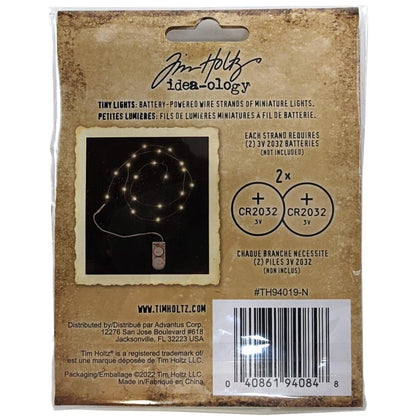 Tim Holtz Battery Operated Wire Light Strands / Luces Decorativas de Baterías Adornos / Embellishments Tim Holtz - Advantus