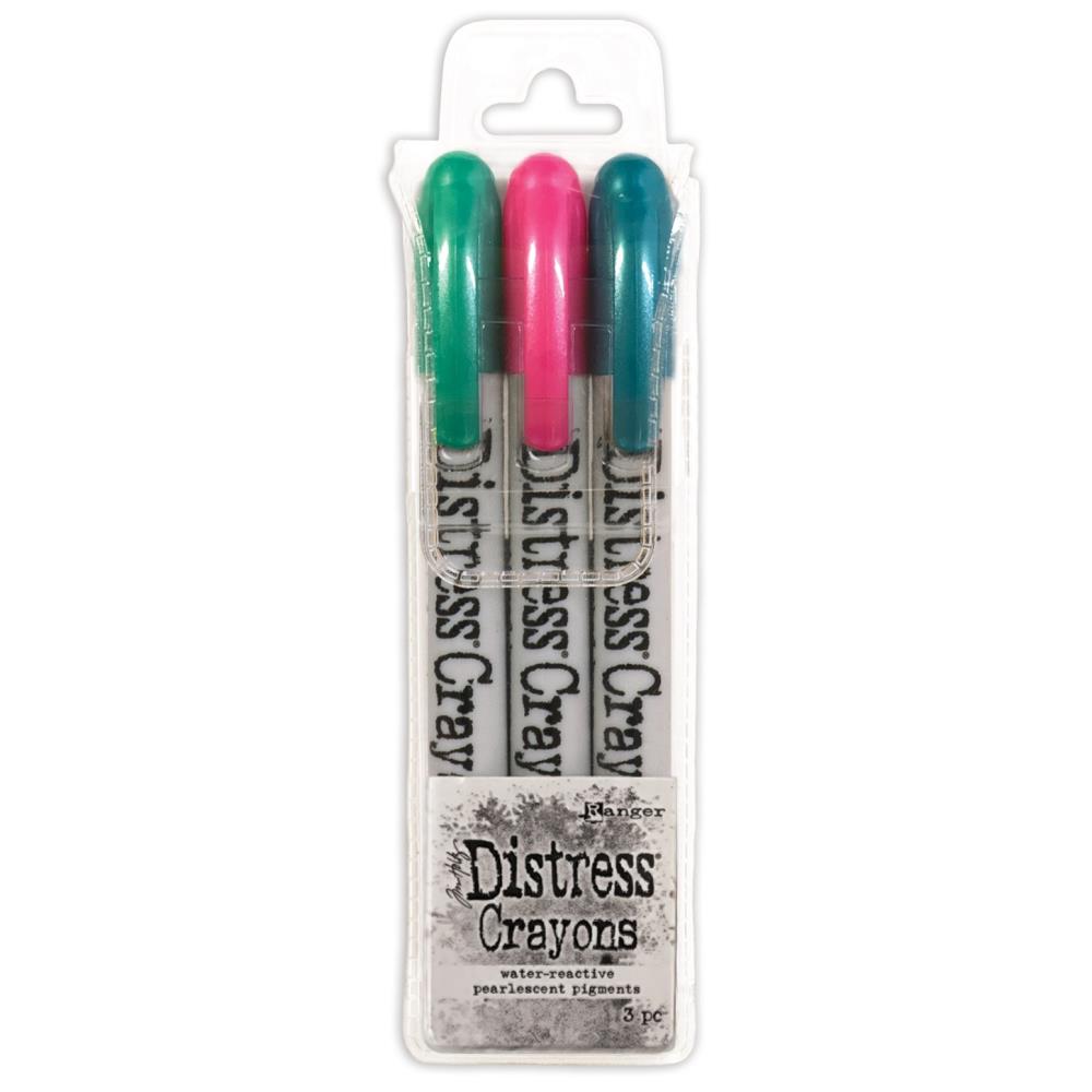 Distress Crayons Holiday Set / Creyones Reactivos al Agua Colores y Plumones Ranger