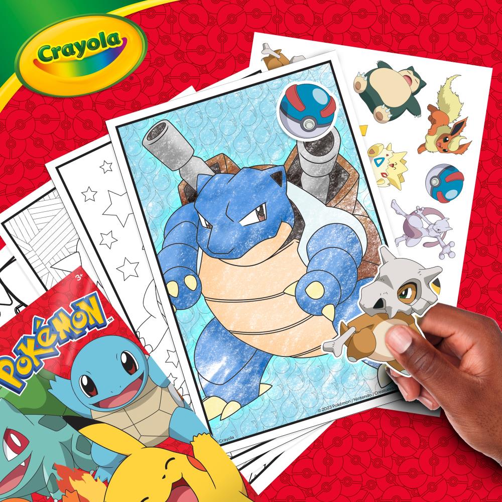 Coloring Book Pokemon / Cuaderno para Colorear de Pokemon Manualidades para Niños Crayola