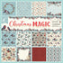 Christmas Magic Cardstock Pack 12" / Paquete de 12 Hojas de Cartulina Navidad Mágica Papel Little Birdie