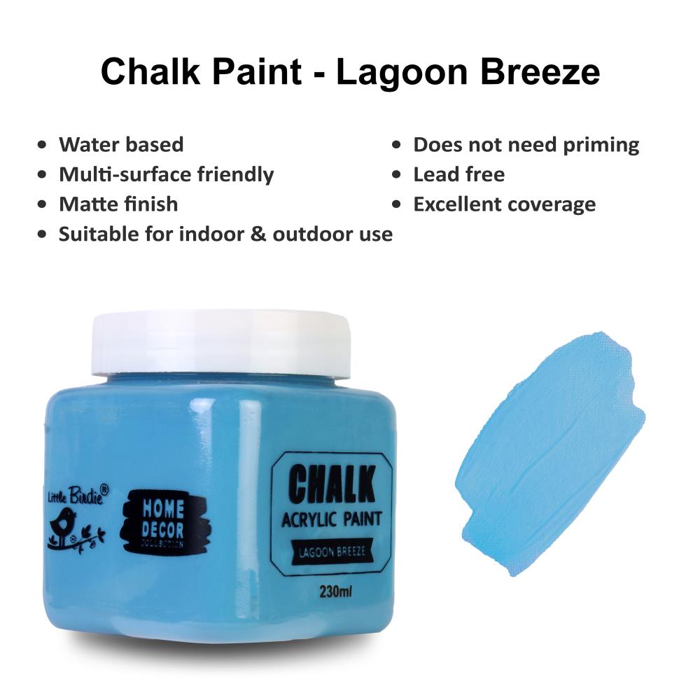 Chalk Paint Lagoon Breeze / Pintura a la Tiza Laguna Acrìlicos Little Birdie