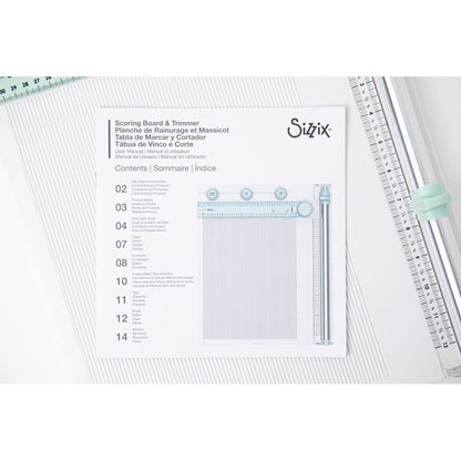 Making Tool Scoring Board &amp; Trimmer / Tabla de Corte y Dobleces Cortadoras / Guillotinas Sizzix