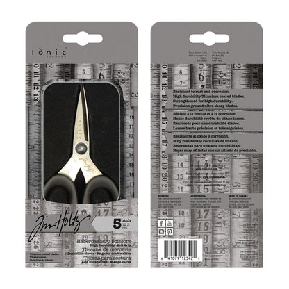 Tim Holtz Haberdashery Scissors 5&quot; / Tijeras de Mercería Tijeras / Cutters Tonic Studios