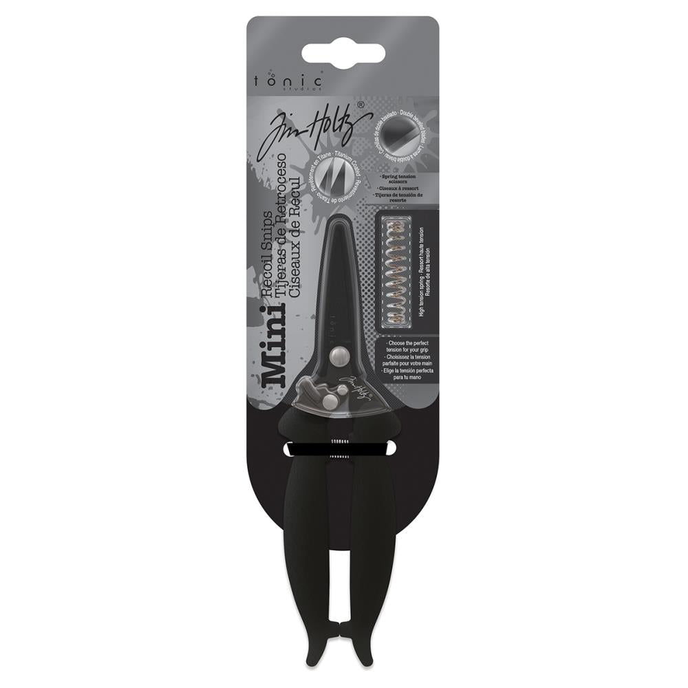 Tim Holtz Mini Recoil Snips / Tijeras de Retroceso Tijeras / Cutters Tonic Studios