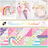 Unicorns & Rainbows Gold Glitter Paper 12" / Block de Papel Doble Cara Unicornios y Arcoirirs Papel DCWV