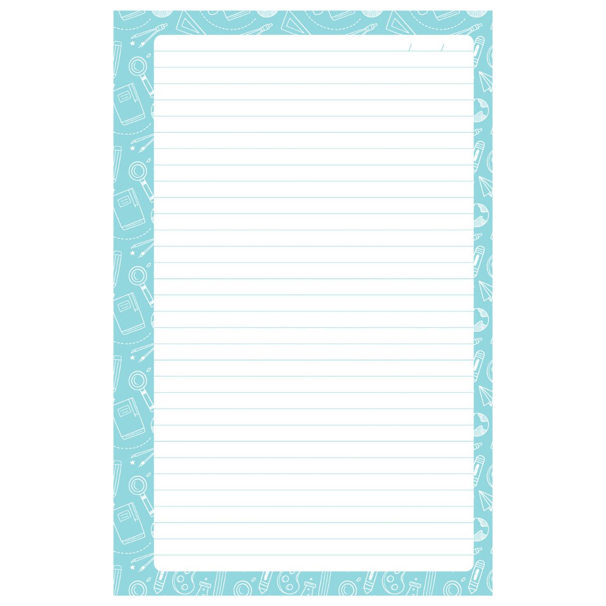 100 Hojas Interiores Media Carta Escuela Encuadernacion Crazy Crafts