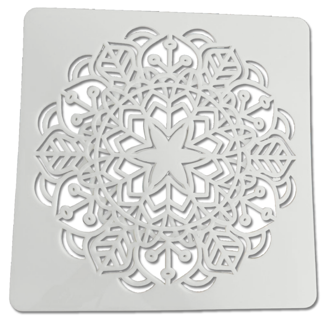 Plantilla Esténcil Mandala Floral 12&quot; Esténciles / Plantillas Hobbees