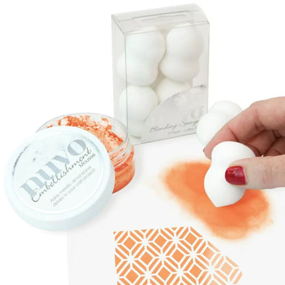 Embellishment Mousse Orange Blush  / Mousse Texturizador Naranja Metálico Pastas Texturizadoras y Medios Mixtos Nuvo