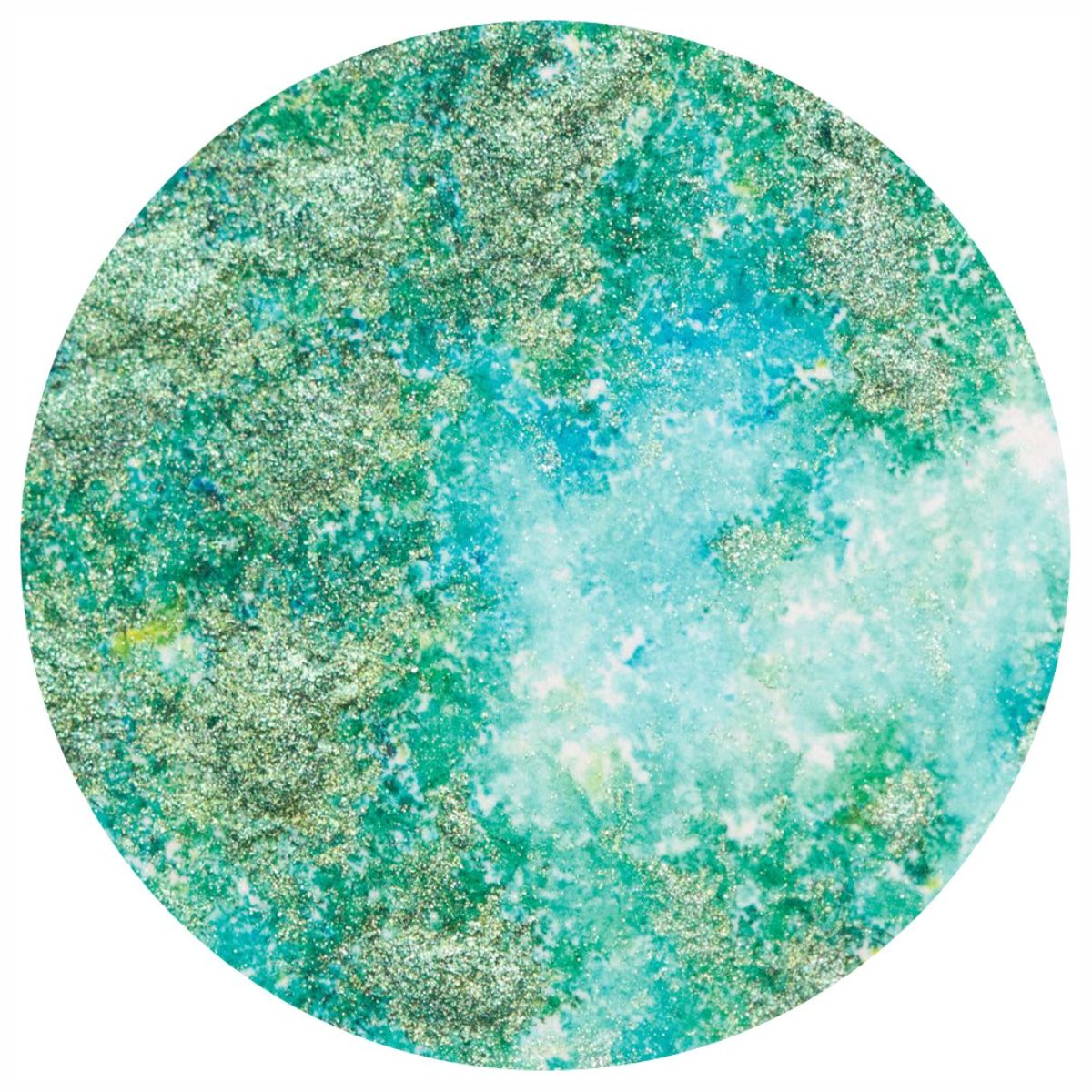 Shimmer Powder Atlantis Burst / Polvo Colorante con Brillitos Menta Pintura Nuvo