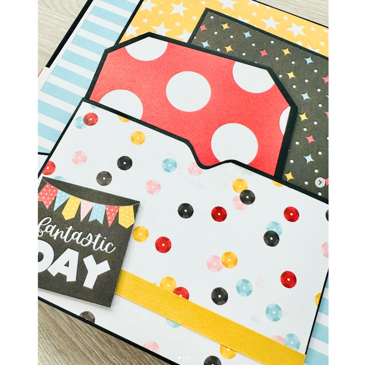 Kit para Album de Mickey con Tutorial de Mabel Monteagudo Incluido Kits / Sets American Crafts