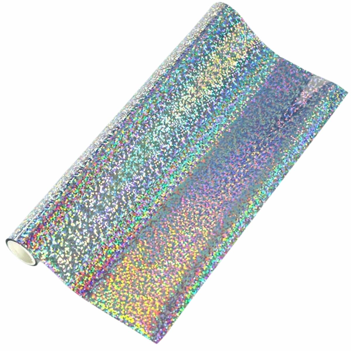 Foil para Tinta Toner Plateado Confetti Holográfico 3m Foil Reactivo Angie Guerra