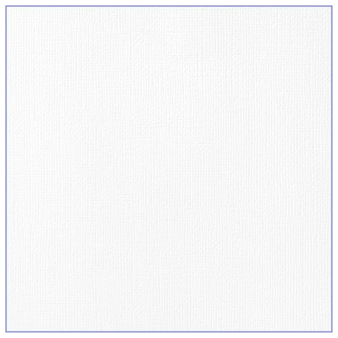 Cardstock Weave White / Cartulina Color Blanca 30.5 cm Papel, Hojas Sueltas American Crafts