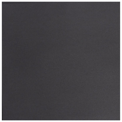 Black Cardstock 12&quot;  / 1 Hoja de Cartulina Texturizada Negra Papel, Hojas Sueltas American Crafts