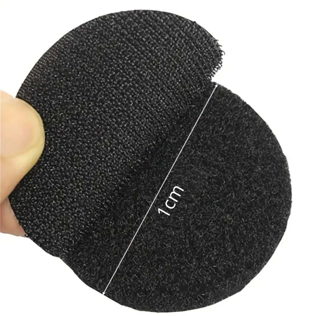 Circulitos de Velcro Adhesivo Negro de 1cm Adhesivos / Pegamentos Hobbees