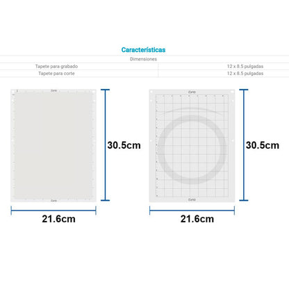 Kit para Silhouette Curio 8.5" X 12" Base Descontinuado Silhouette