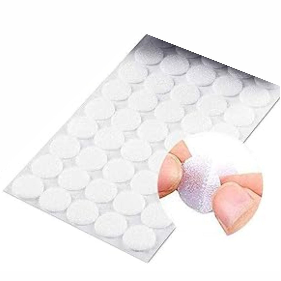 Circulitos de Velcro Adhesivo Blancos de 1cm Adhesivos / Pegamentos Hobbees