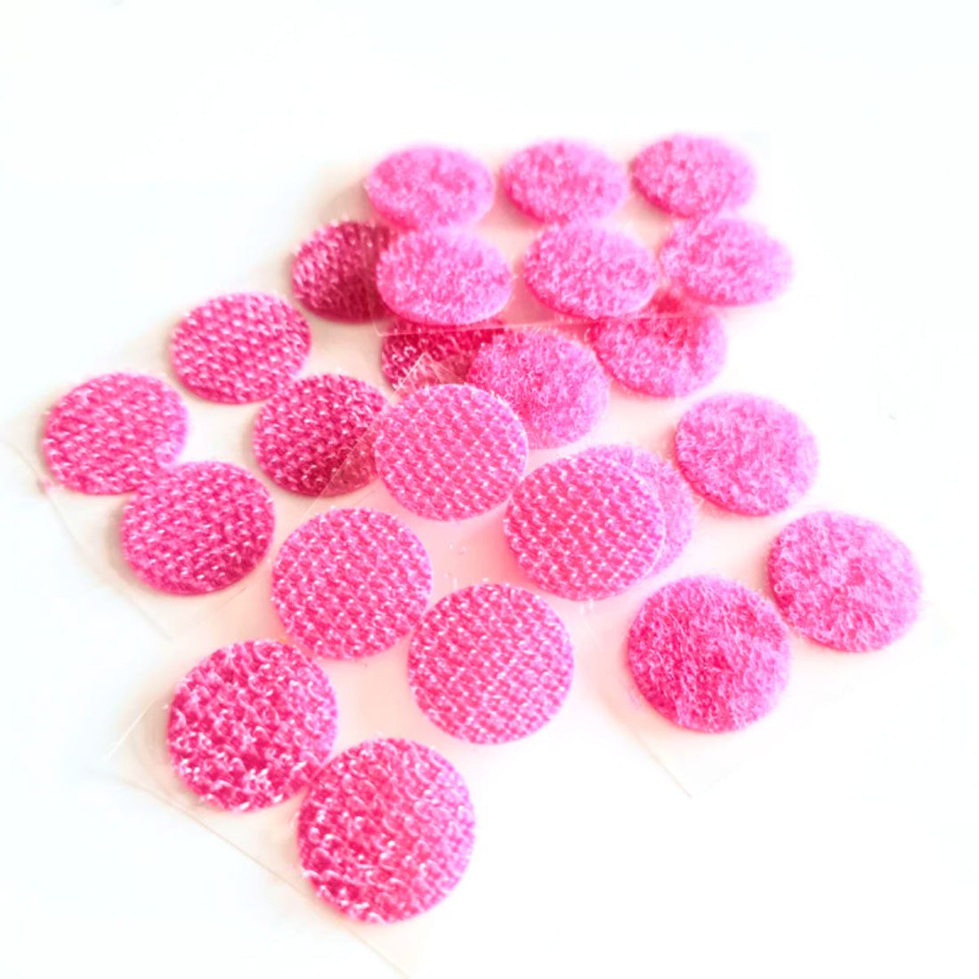 Circulitos de Velcro Adhesivo Rosas de 1cm Adhesivos / Pegamentos Hobbees