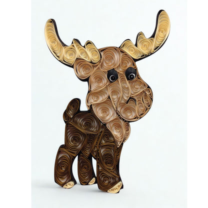 Tiras de Papel para Filigrana 5mm Marrón Claro Filigrana Hobbees