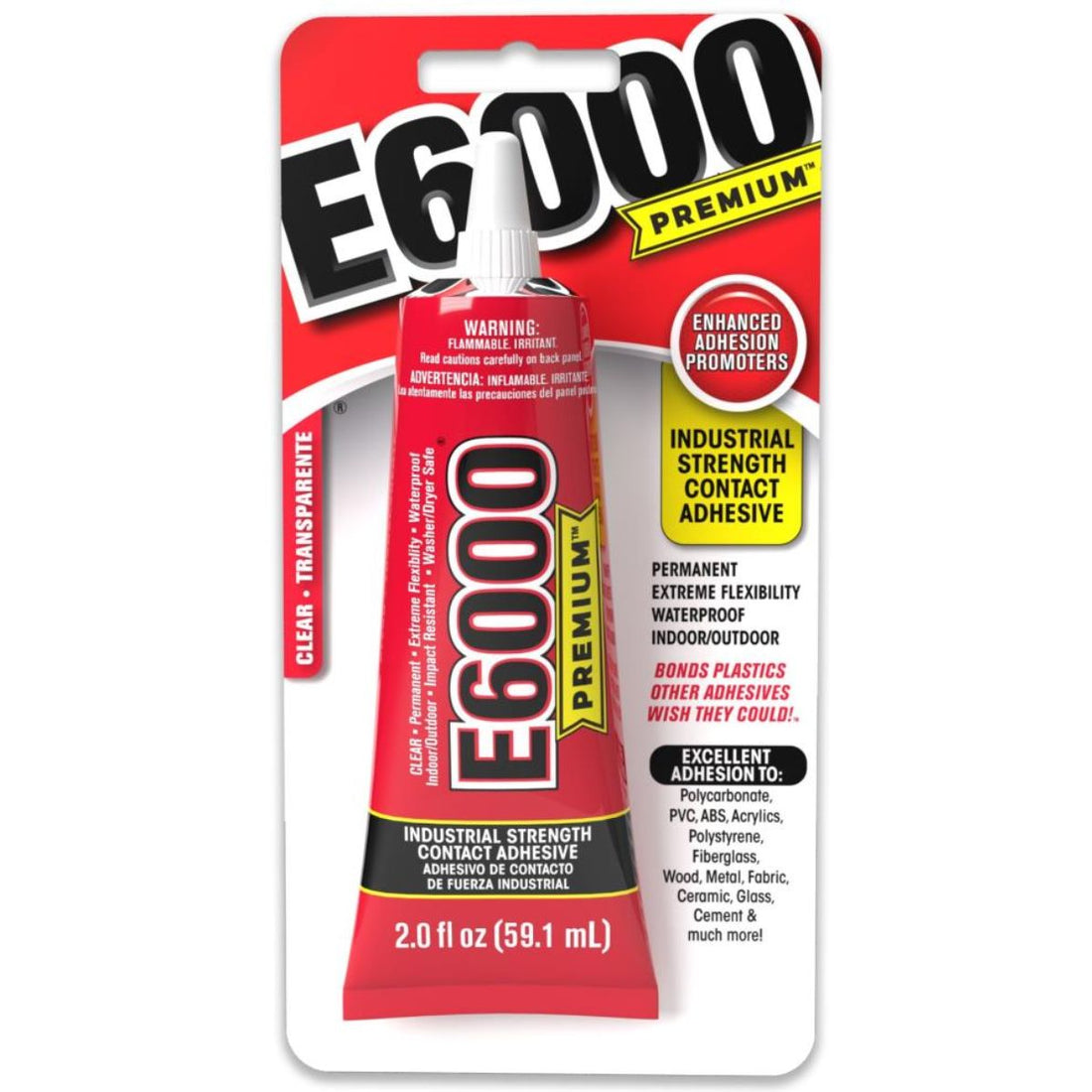 E6000 Industrial Strenght Adhesive / Pegamento Fuerza Industrial Adhesivos / Pegamentos Eclectic