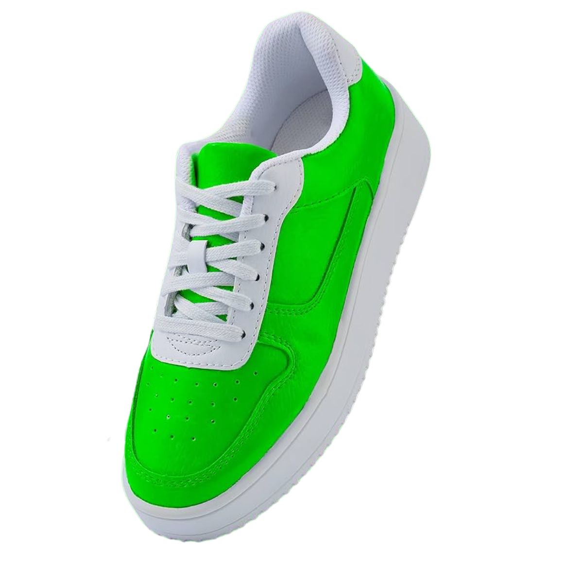 Kicks Studio Shoe Acrylic Paint Neon Green / Pintura Acrílica para Cuero, Vinil y Tela Verde Neon Acrìlicos Plaid