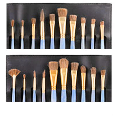 Studio 71 Watercolor Brush Set  / 20 Pinceles Pelo Natural con Estuche Pinceles y Brochas Darice