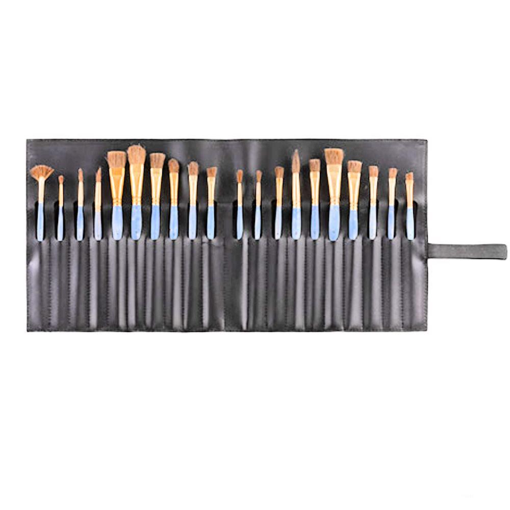 Studio 71 Watercolor Brush Set  / 20 Pinceles Pelo Natural con Estuche Pinceles y Brochas Darice