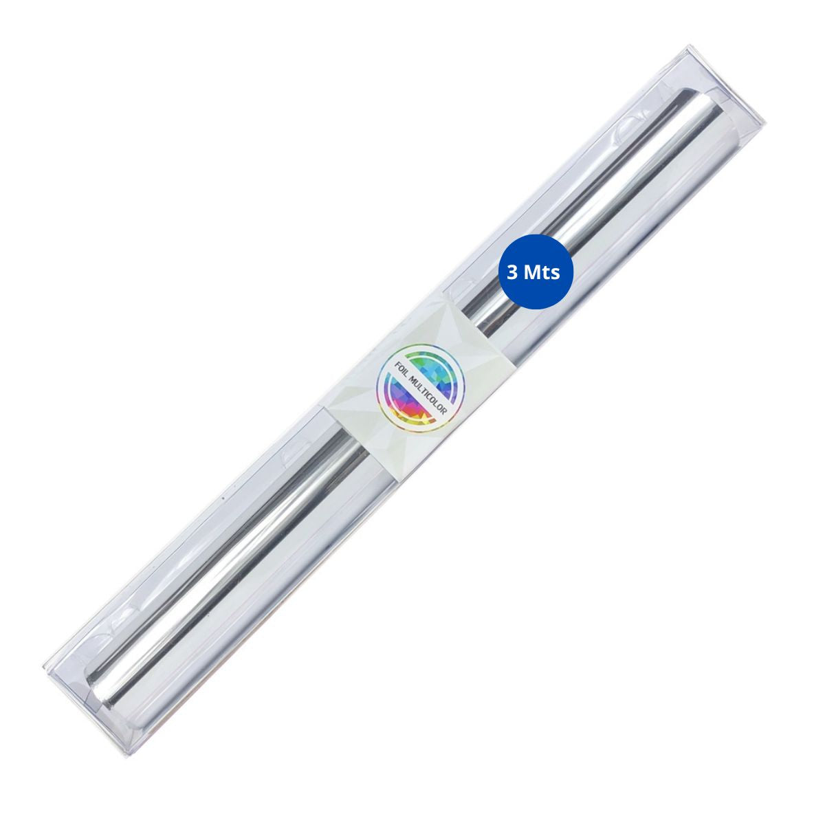 Rollo Foil Papel Metalizado Plateado Multicolor Descontinuado Foil Multicolor