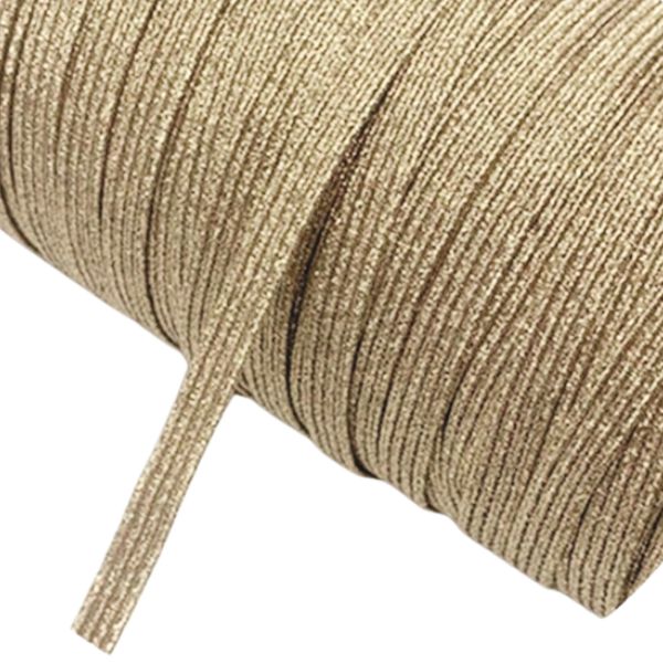 Elástico Dorado Metálico para Encuadernación 2m. Encuadernacion Hobbees