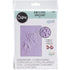 3D Textured Impressions Flower Heart Doodle / Folder de Grabado 3D Flores Folders de Grabado Sizzix