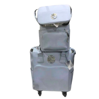 Handbag and Roller Set Balmoral Blue / Bolsa y Carrito con Ruedas Descontinuado Nuvo