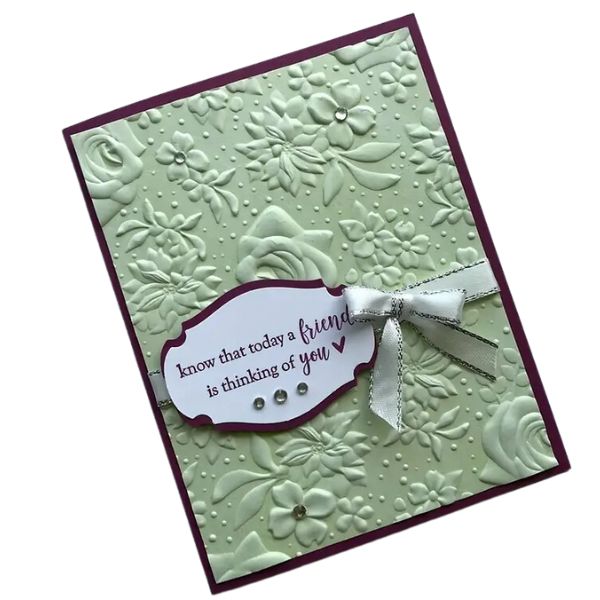 Folder de Grabado 3D Flores Rurales Folders de Grabado Hobbees