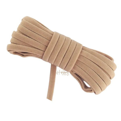 Elástico de Terciopelo Beige para Encuadernación 2m. Encuadernacion Hobbees