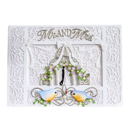 Wedded Bliss Scene / Suaje de Escenario de Boda Dados de Corte / Suajes / Troqueles Spellbinders