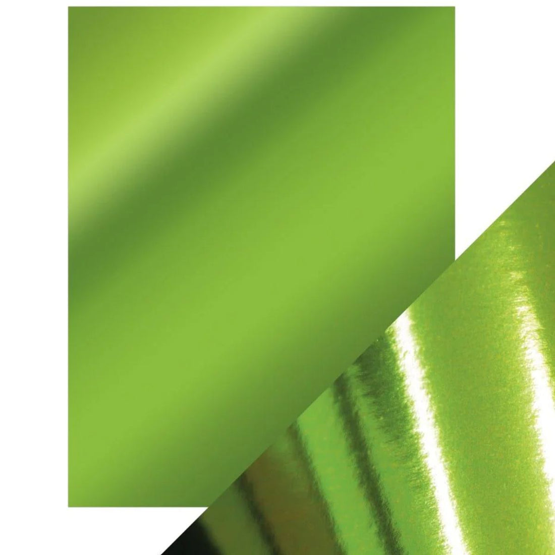 High Gloss Emerald Green / 5 Hojas de Cartulina Brillante Verde Esmeralda PAPEL Tonic Studios