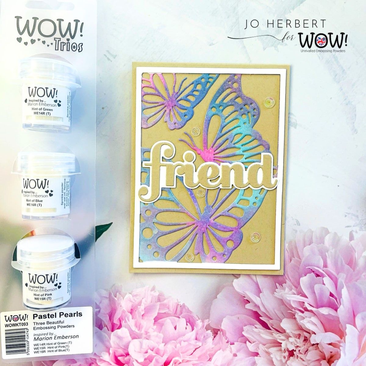 Pastel Pearls Embossing Powder Set / Set Polvos de Embossing Marion Emberson Polvos de Embossing Wow!