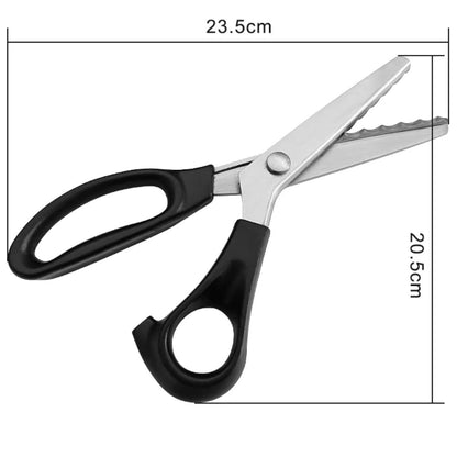 Hemline Silver Pinking Shears / Tijeras Para Tela Corte Zig Zag Tijeras / Cutters Hobbees