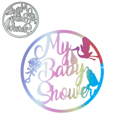 Suaje Circular My Baby Shower Dados de Corte / Suajes / Troqueles Hobbees