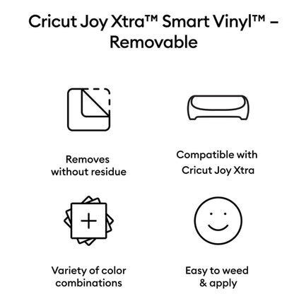 Joy Xtra Removable Vinyl Black / Vinil Removible Negro Viniles Cricut