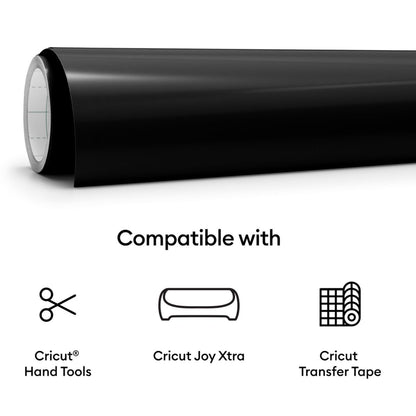 Joy Xtra Removable Vinyl Black / Vinil Removible Negro Viniles Cricut