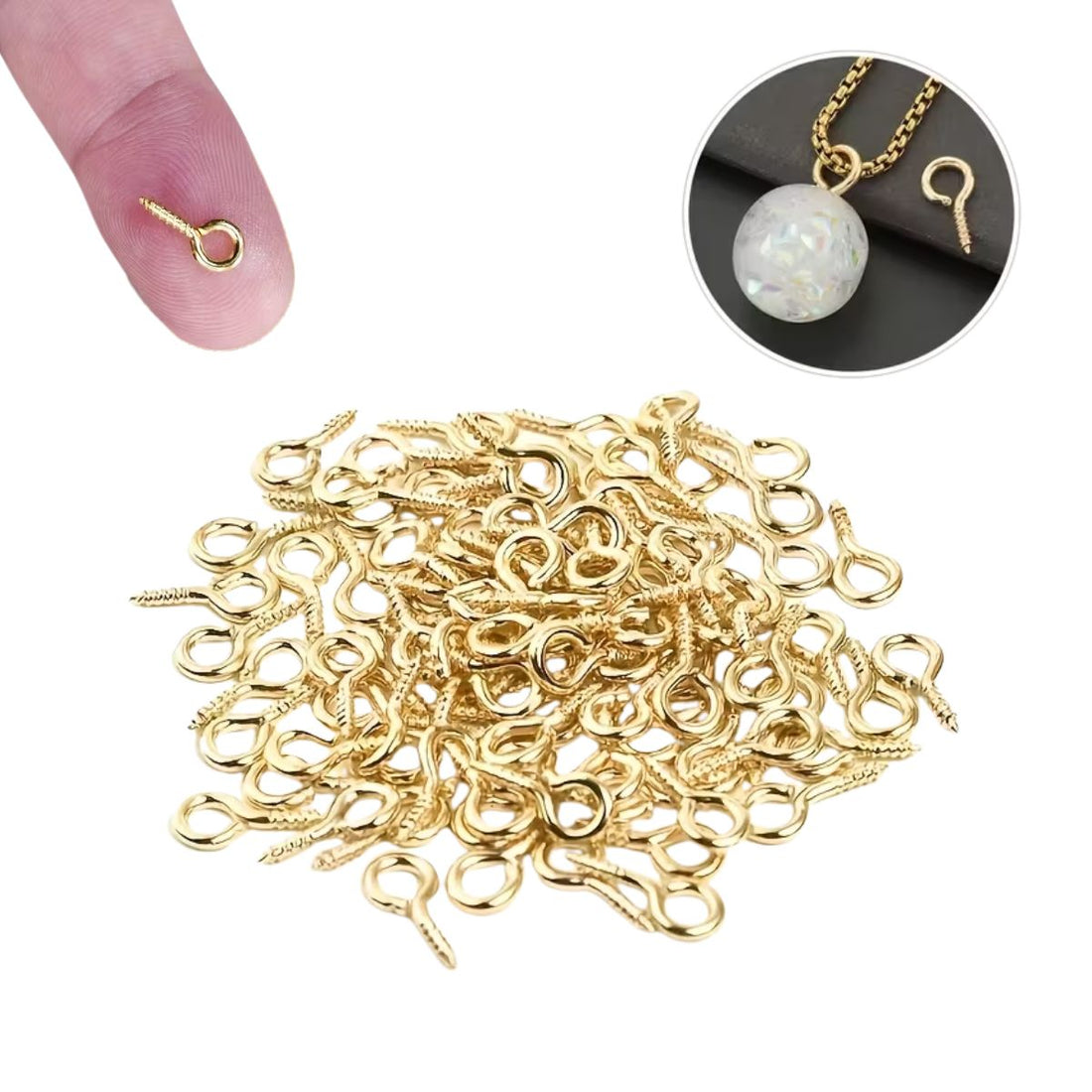 50 Mini Armellas Doradas Accesorios Hobbees