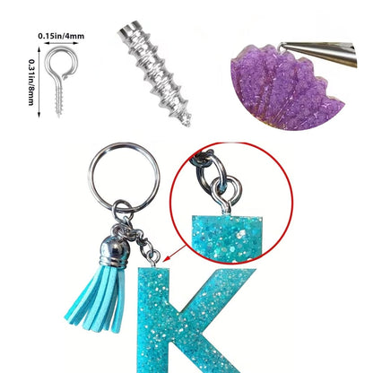 50 Mini Armellas Plateadas Accesorios Hobbees