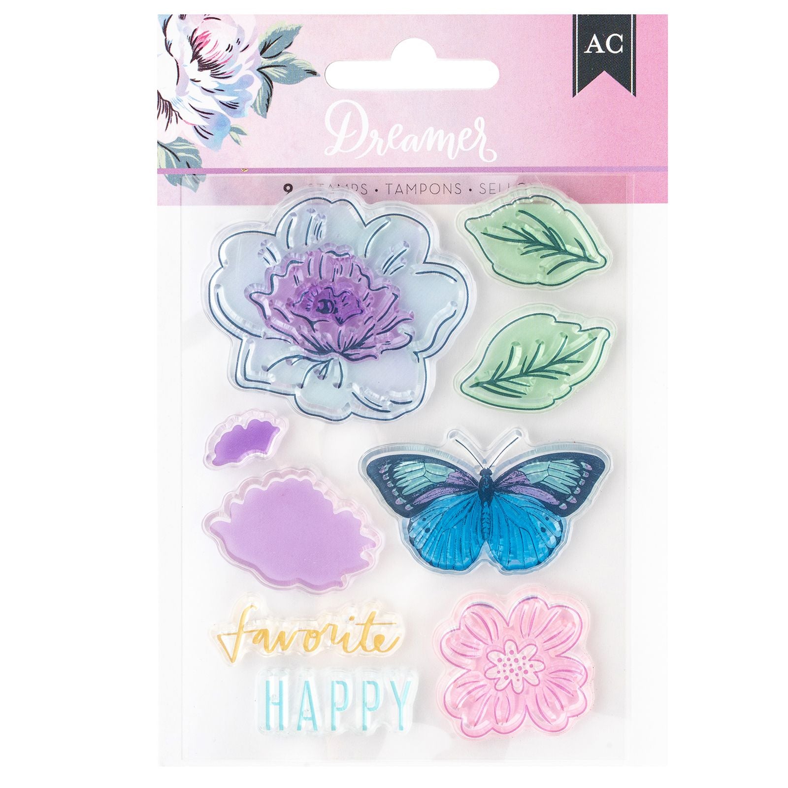 Dreamer Clear Stamps / Sellos Transparentes