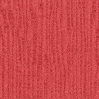 Mono Cardstock Flamingo / Cartulina Color Rojo 30.5 cm Papel, Hojas Sueltas Bazzill