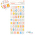 Thickers Groovy Alphabet Stickers / Calcomanias Esponjadas De Alfabeto Stickers American Crafts