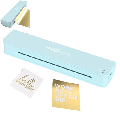 Laminadora para Foil Team Pink Color Baby Aqua Máquinas Angie Guerra