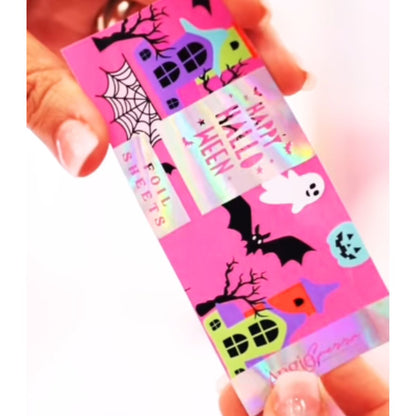 Paquete Foil Sheets Colección Halloween Foil Reactivo Angie Guerra